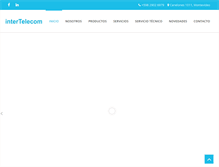 Tablet Screenshot of intertelecom.com.uy